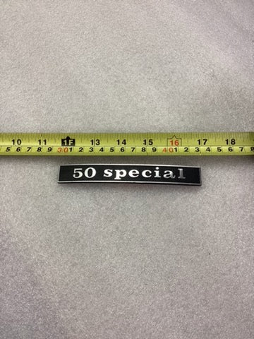 Vespa 50 Special Rear Frame Badge