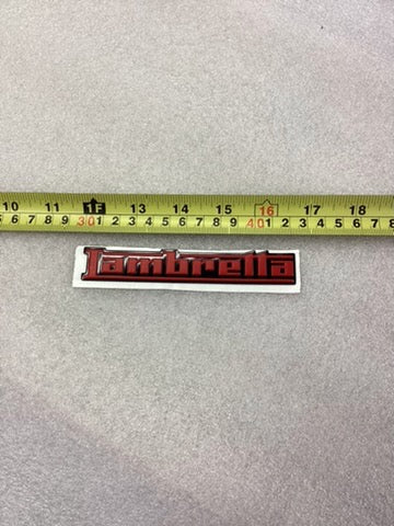 New Style Lambretta V125 / 200 Legshield Badge - Self Adhesive