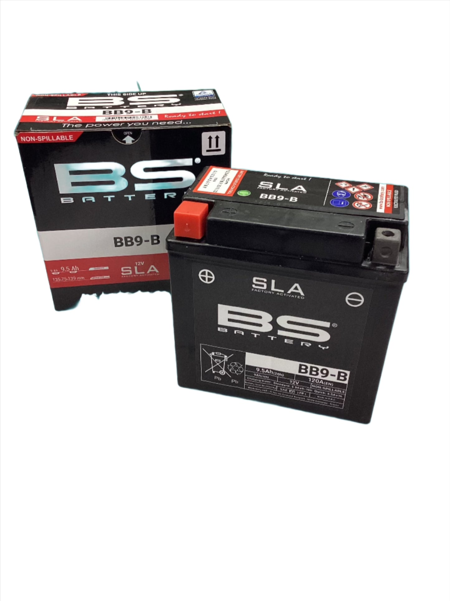 BS Battery BB9-B YB9-B  - To Fit Royal Alloy