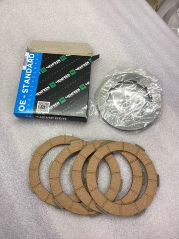 Lambretta Newfren Italian 4 Plate Clutch Kit. Standard Compound Corks and 1.5mm Steels