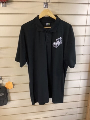 Cornwall Scooter Centre Polo Black Large