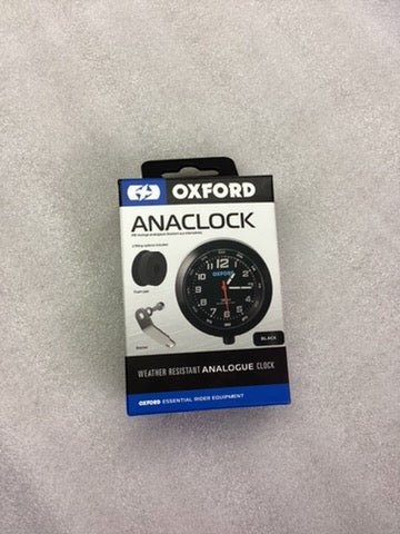 Oxford AnaClock Black Case and Black Face