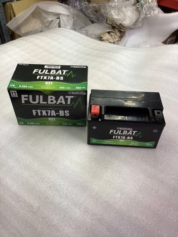 FTX7A-BS GEL FULBAT MOTORCYCLE BATT 12V 6AH (YTZ10S)