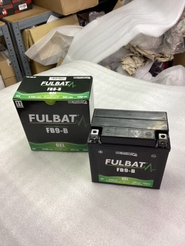 FB9-B-GEL FULBAT MOTORCYCLE BATTERY 12V 9AH SEALED