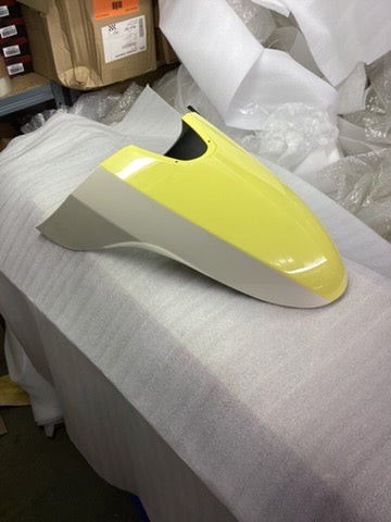 Royal Alloy GP Front Mudguard Yellow / Ivory