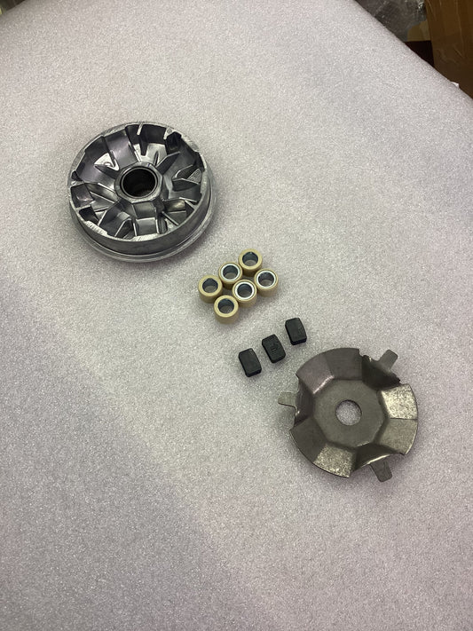 Royal Alloy AC 125 Variator Kit - Complete with rollers and sliders - Movable Drive Face Assembly