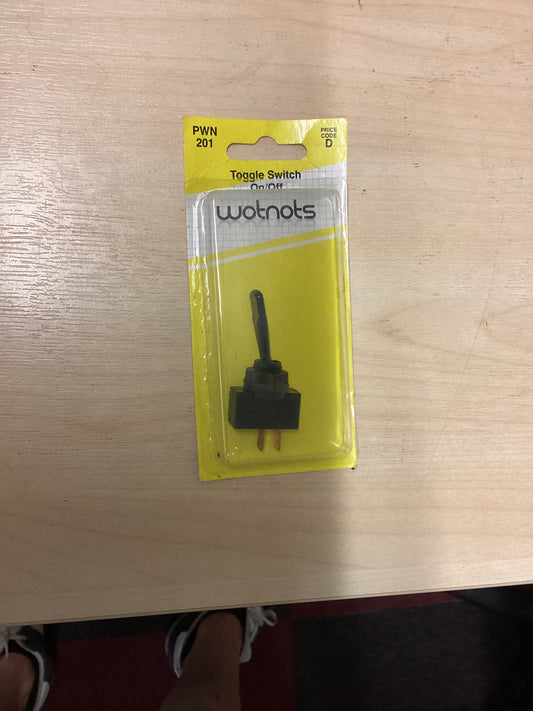 Toggle Switch On / Off - Black