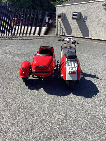 TG 350 Sidecar - Flame Red / Ivory