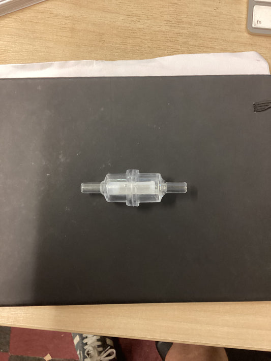 In-Line Fuel Filter 6mm Round - Clear