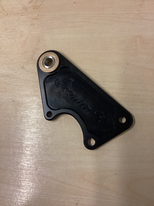Scomadi  / Very Early Royal Alloy GT - Front Caliper Hanger / Carrier With Bronze Bush Bearing