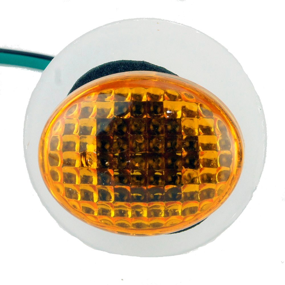 Side rep LED Pair 37x29mm amber