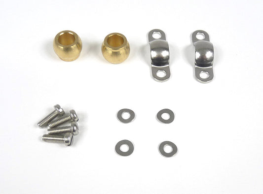 Headset Olive + Clamp Set Brass Lambretta Series 1,2&3