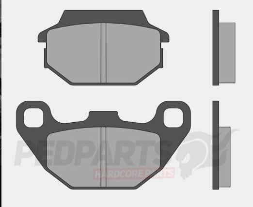 Brake pads Malossi Yamha Aerox 50,