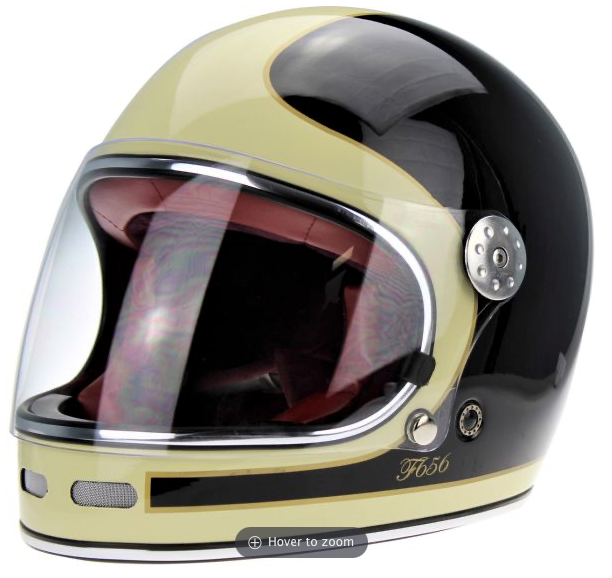 Helmet Viper F656 Black cream L