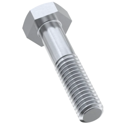 M5 x 25mm hex bolt zinc