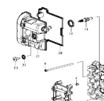 Cam cover gasket Royal Alloy 200 & ItalJet Dragster 200 E5