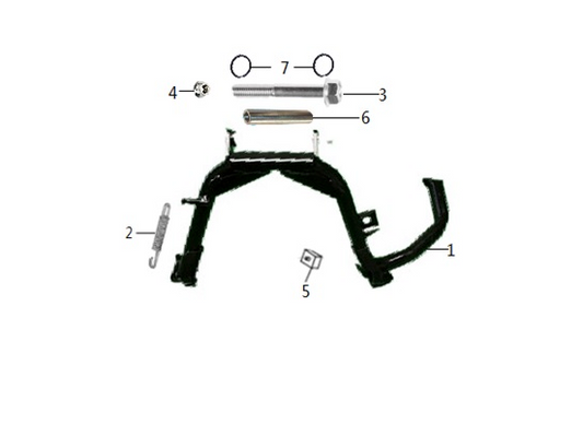 Royal Alloy Stand Shaft  / Bolt Nut. Fits All Liquid Cooled Royal Alloys.