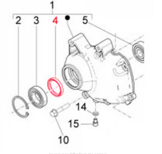 Gearbox oil seal GTS