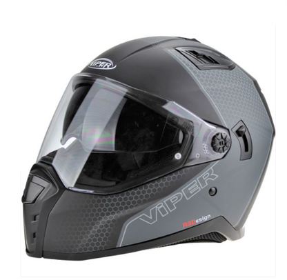 Helmet Viper RSV155 Trik Black/White M