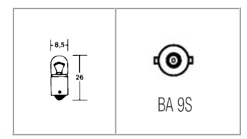 12V 5W Bulb 233A