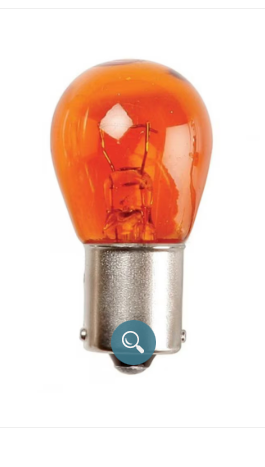 12V 10W Bulb BA15S Amber