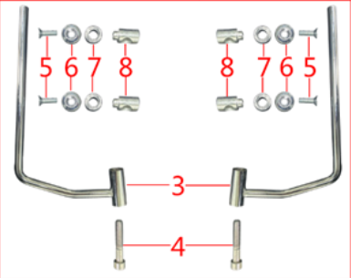 Keeway Versillia Flyscreen Fixing Kit