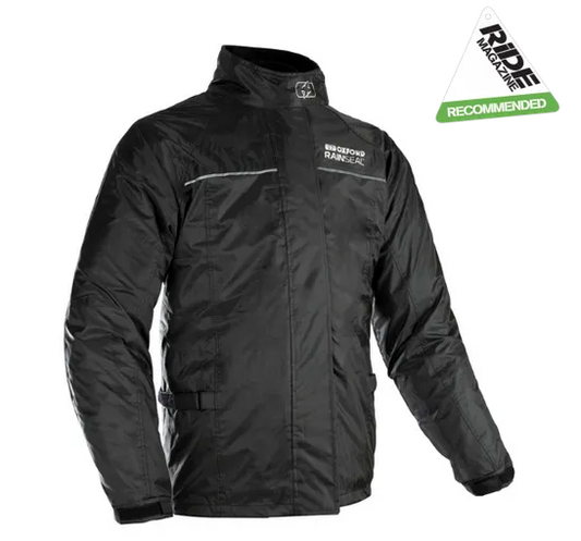 Oxford Rainseal Over Jacket In Black XL