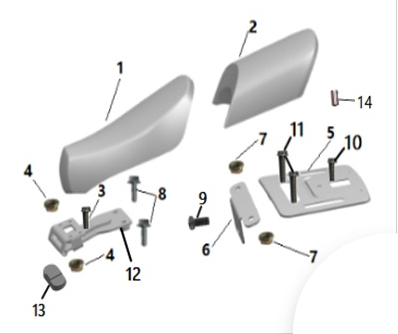 Royal Alloy GP Rear Seat Plate