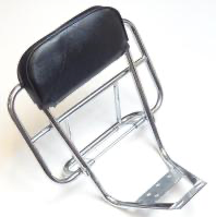 CUPPINI 2IN1 REAR CARRIER CHROME VESPA/LAMBRETTA
