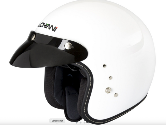 Helmet Duchinni Open Face  White D501 S