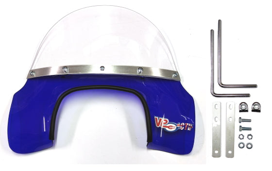 Flyscreen With fittings Royal AlloyGP,GT Transparent Blue