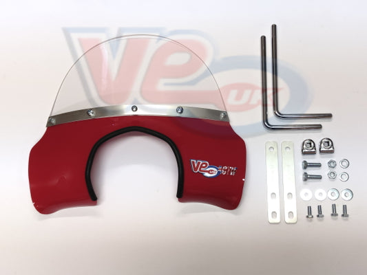 Flyscreen Round Solid Red