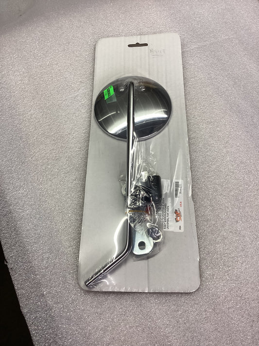 Vespa Universal Round Chrome Right Hand Side Mirror - Under Mounting Kit