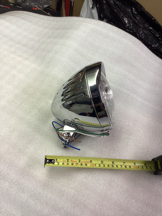 Bates Chrome Fluted Headlight / Spot Light