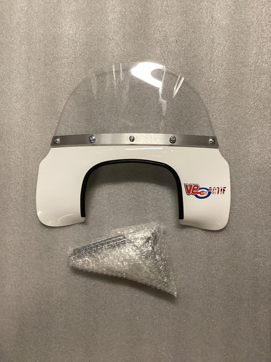 Royal Alloy Flyscreen White Square Headlight SR1