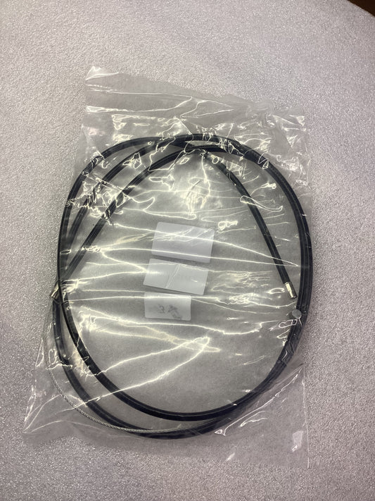 Lambretta Complete Clutch Cable Black