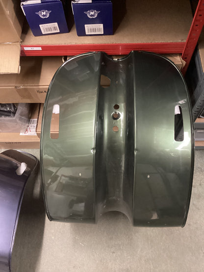 Royal Alloy GP Front Legshield Sherwood Green With Slight Paint Scratches