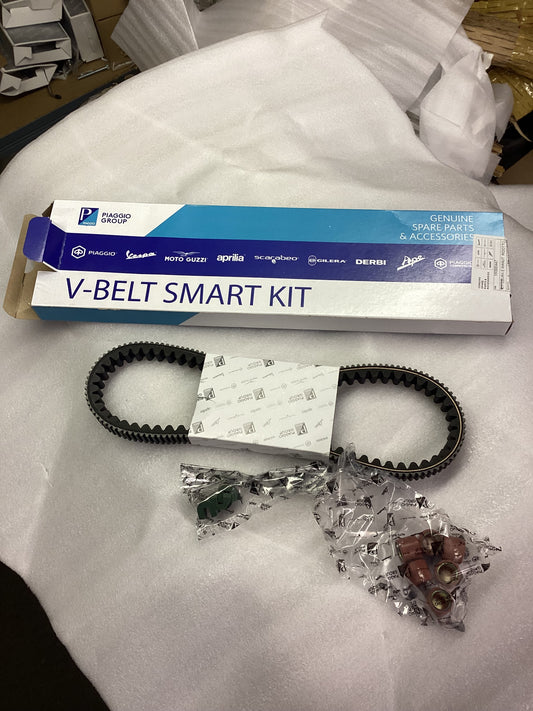 Drive Belt Kit Non HPE  Genuine Piaggio Royal Alloy 300 Vespa GTS 300 Etc.