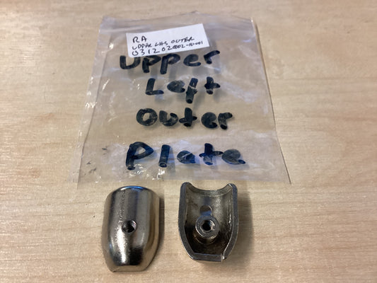 Royal Alloy Upper Outer Left Legshield Rubber End Cap - Fits All Models
