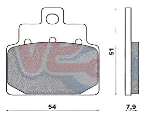 Brake Pads NEWFREN Aprilla.See fitment list