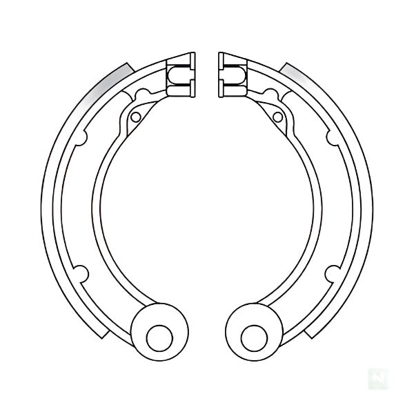 Brake Shoes rear Vespa 150 Super