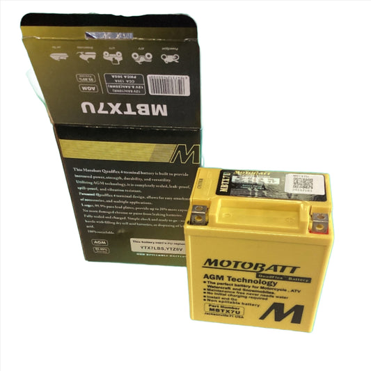 Motobatt Battery MBTX7U  12v 8AH