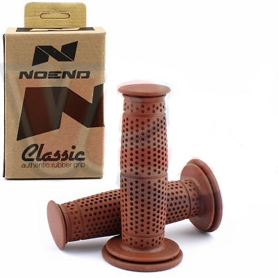 Handlebar Grips Brown (PR) Royal Alloy/Vespa.